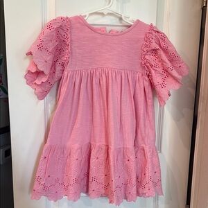 Next Nordstrom Pink Ruffle Sleeve Dress (3-4 years)
